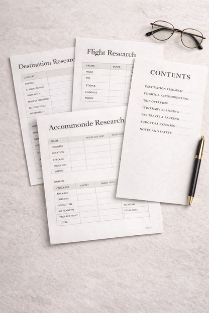 The Ultimate Travel Planner: Organise Your Entire Trip in One Place